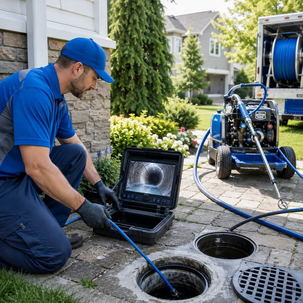Outdoor drain cleaning professionals serving Mcqueeney, TX