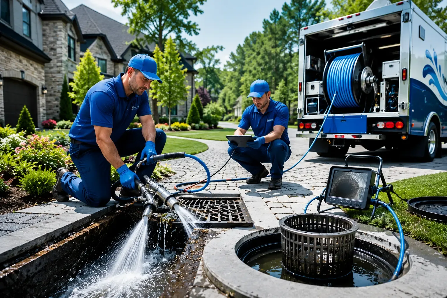Local outdoor drain cleaning professionals in Mcqueeney, TX